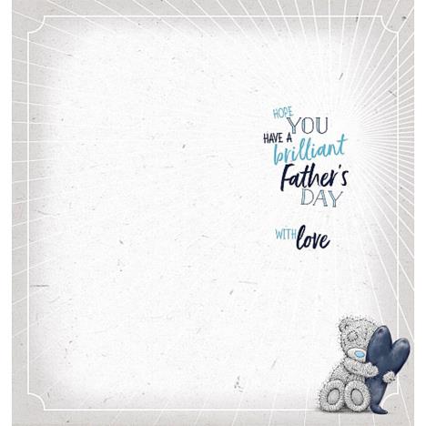 DAD Letters Me to You Bear Fathers Day Card Extra Image 1